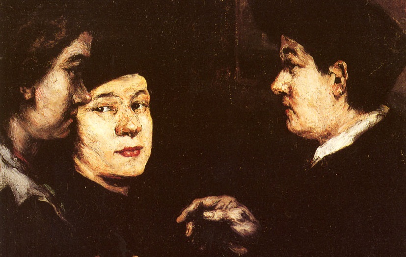 The Conversation, Théodule-Augustin Ribot (1823-1891). (Source: Wikimedia Commons)